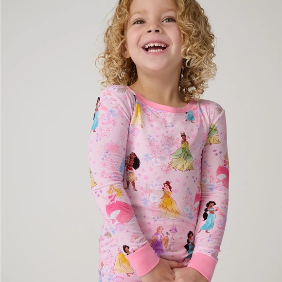 Little Sleepies Princess long sleeve pjs - Picture 3 of 5